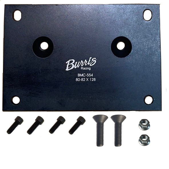 Parilla Flat Adapter Plate - 80/82mm X 128mm pattern